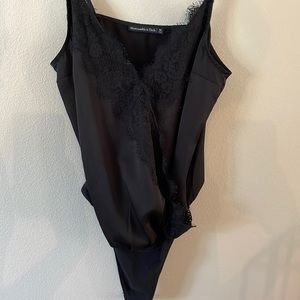 Abercrombie Black Lace Body Suit